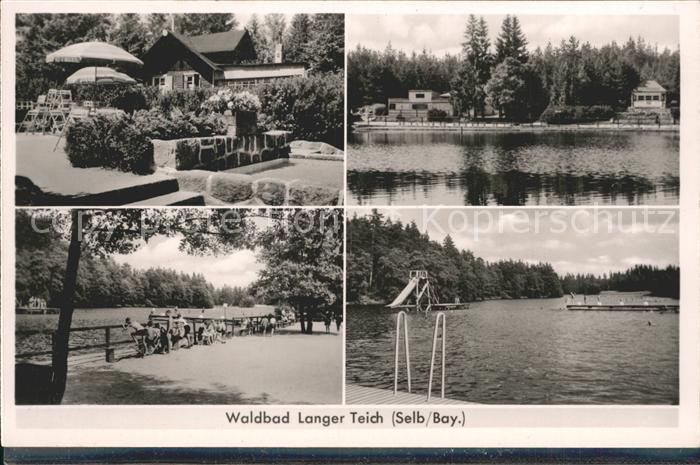 Selb Waldbad Langer Teich Kat. Selb Nr. kf80184 oldthing