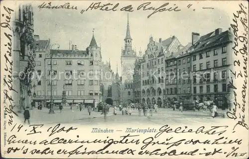 Muenchen Marienplatz Kat. Muenchen