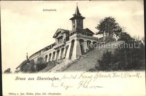 Oberstaufen Schlosshalle Kat. Oberstaufen