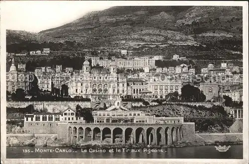 Monte Carlo Le Casino et le Tir aux Pigeons Kat. Monte Carlo