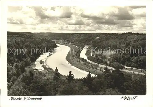 Gruenwald Muenchen Panorama Isartal Kat. Gruenwald