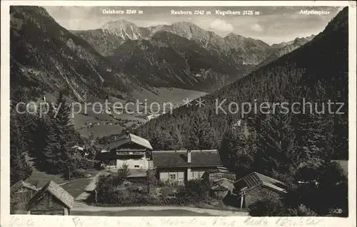 Bad Oberdorf Bergwirtschaft und Pension Horn Kat. Bad Hindelang