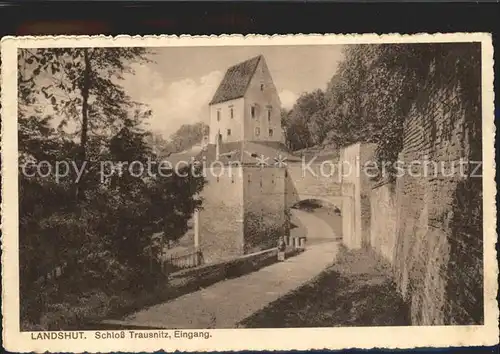 Landshut Isar Schloss Trausnitz Eingang Kat. Landshut