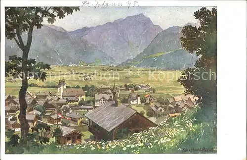 St Johann Tirol Kuenstlerkarte Kat. St. Johann in Tirol