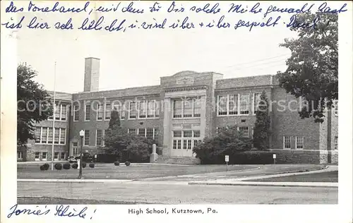 Kutztown High School Kat. Kutztown