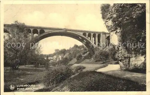 Luxembourg Luxemburg Pont Adolphe Kat. Luxembourg