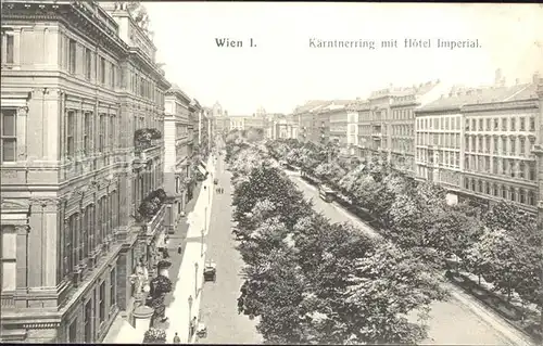 Wien Kaerntnerring mit Hotel Imperial Kat. Wien