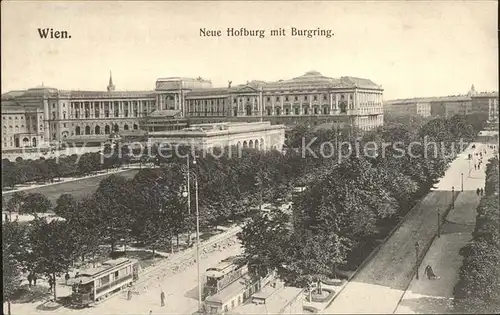 Wien Neue Hofburg mit Burgring Kat. Wien