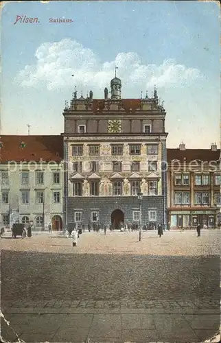 Pilsen Plzen Boehmen Rathaus