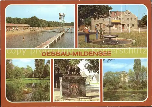 Mildensee Strandbad Adria Kat. Dessau Rosslau