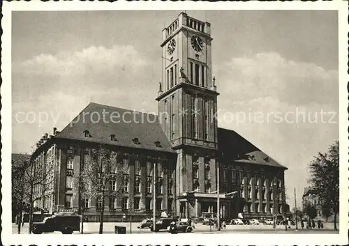 Berlin Westberliner Rathaus mit Freiheitsglockenturm Kat. Berlin