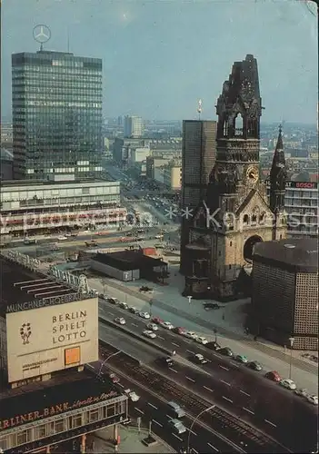 Berlin Europa Center und Kaiser Wilhelm Gedaechtniskirche Kat. Berlin