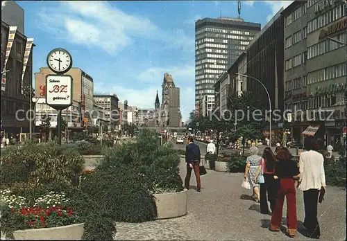 Berlin Teuentzienstrasse mit Europacenter Kat. Berlin