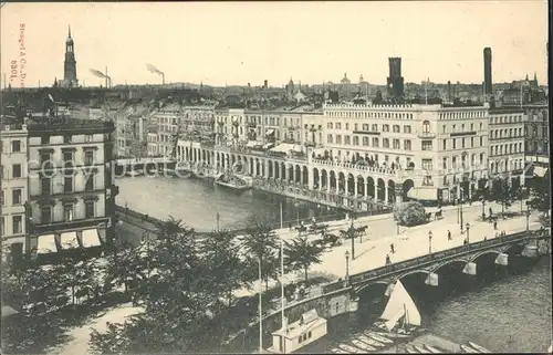 Hamburg Brueckenpartie Kat. Hamburg