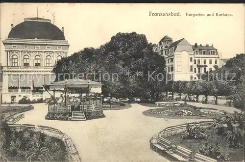 Franzensbad Boehmen Kurgarten Kurhaus Kat. Frantiskovy Lazne