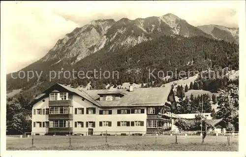 Oberstdorf Fremdenheim Baslerhaus Kat. Oberstdorf