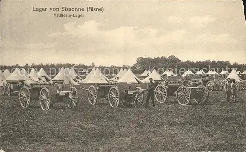Sissonne Aisne Artillerie Lager Kat. Sissonne