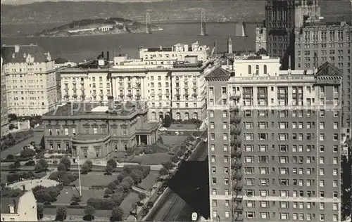 San Francisco California Huntington Hotel right foreground Kat. San Francisco