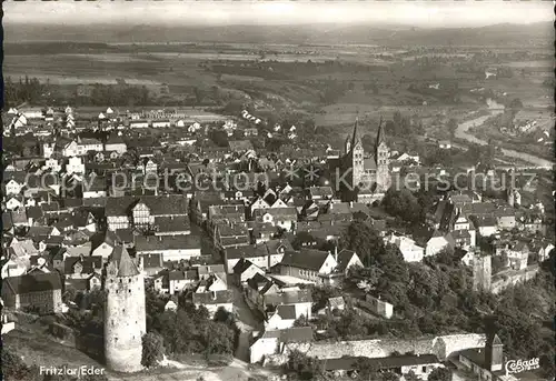 Fritzlar Fliegeraufnahme / Fritzlar /Schwalm-Eder-Kreis LKR