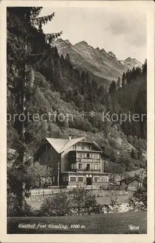 Ginzling Gasthof Post Kat. Mayrhofen