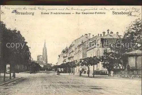 Strassburg Elsass Rue Empereur Frederic Kat. Strasbourg