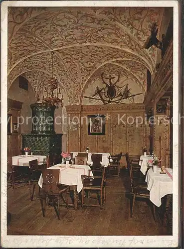 Muenchen Hotel Deutscher Kaiser Kaiserstuben Kat. Muenchen