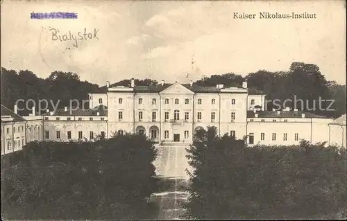 Bialystok Kaiser Nikolaus Institut Kat. Bialystok