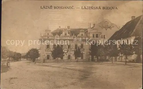 Lazne Bohdanec Gebaeude Kat. Bad Bochdanetsch