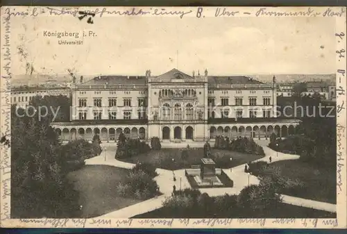 Koenigsberg Ostpreussen Universitaet Kat. Kaliningrad