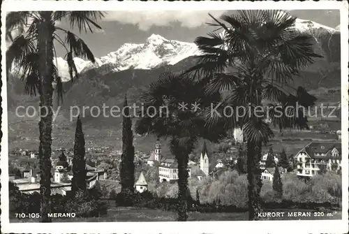 Merano Suedtirol Ortsansicht Kat. Merano