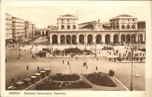 Napoli Neapel Stazione Ferroviaria Centrale Kat. Napoli