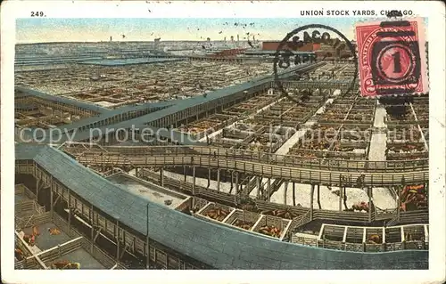 Chicago Illinois Union Stock Yards Kat. Chicago
