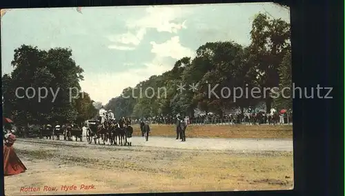 Hyde Park Rotten Row Kat. Westminster