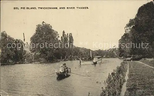 Twickenham Riverside Eel Pie Island and River Thames Kat. Richmond upon Thames