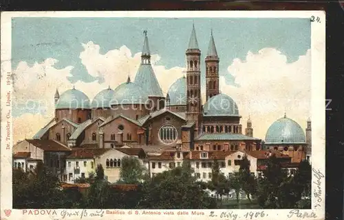 Padova Basilica di San Antonio vista dalle Mura Kat. Padova