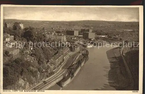 Bristol UK From the Suspension Bridge Kat. Bristol City of