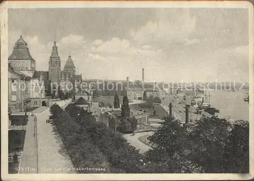 Stettin Westpommern Hakenterrasse Kat. Szczecin