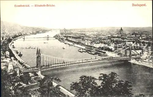 Budapest Elisabeth Bruecke Kat. Budapest