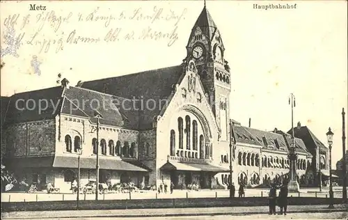 Metz Moselle Hauptbahnhof Kat. Metz