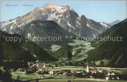 Mayrhofen Zillertal Panorama Kat. Mayrhofen