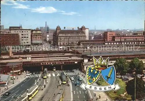 Essen Ruhr Freiheit Strassentunnel Strassenbahnen Kat. Essen