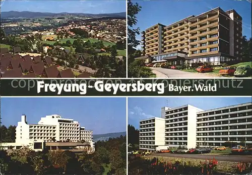 Geyersberg Wald Total Ferienpark Teilansichten Kat. Freyung