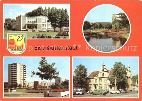 Eisenhuettenstadt Diehloer Strasse Archenholdring Marx Engels Platz Kat. Eisenhuettenstadt