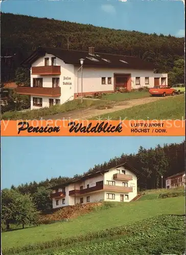 Hoechst Odenwald Pension Waldblick Kat. Hoechst i. Odw.