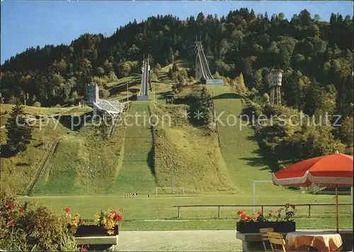 Garmisch Partenkirchen Olympia Skistadion Sprungschanzen Kat. Garmisch Partenkirchen