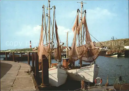 Hoernum Sylt Hafenpartie Fischkutter Kat. Hoernum (Sylt)