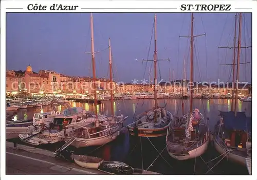 Saint Tropez Var Hafenpartie Kat. Saint Tropez