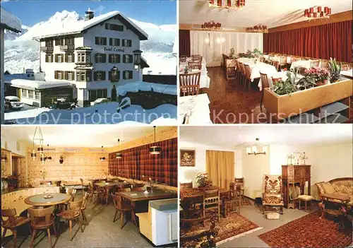 Obersaxen GR Hotel Central Gastraeume Zimmer / Obersaxen /Bz. Surselva