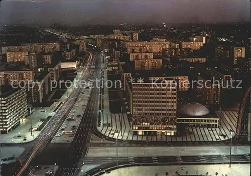 Berlin Karl Marx Allee Blick vom Fernsehturm Kat. Berlin