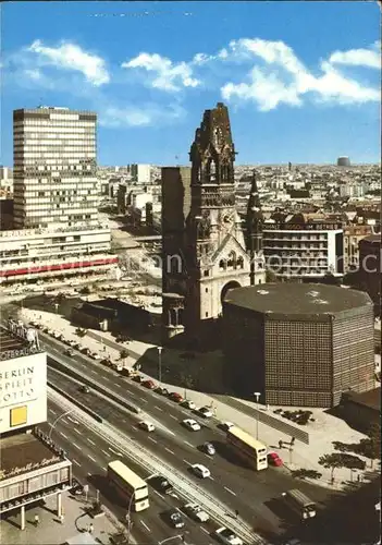 Berlin Kaiser Wilhelm Gedaechtniskirche und Europa Center Kat. Berlin